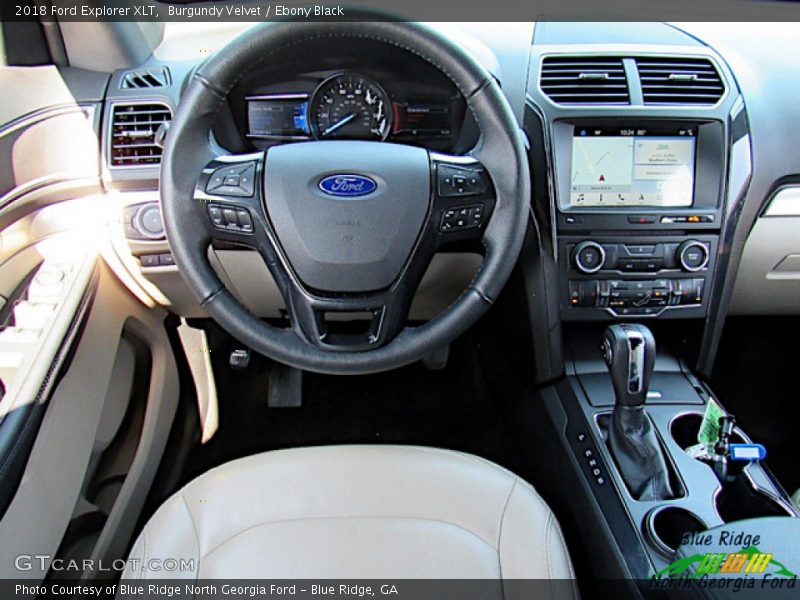 Burgundy Velvet / Ebony Black 2018 Ford Explorer XLT