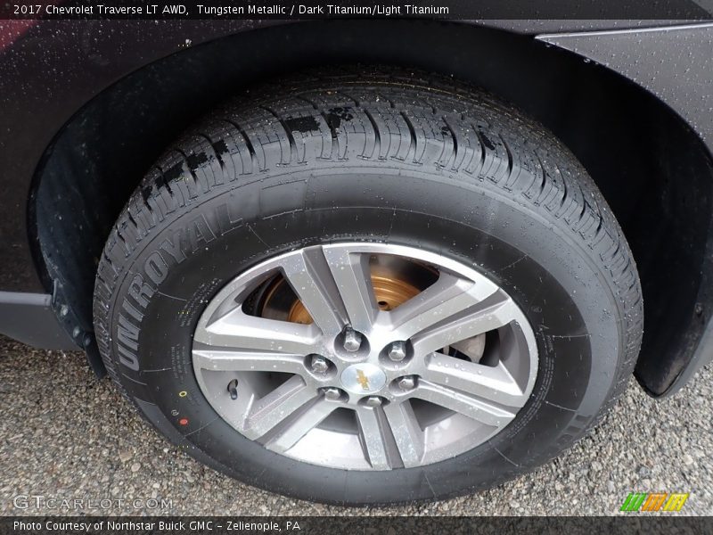 Tungsten Metallic / Dark Titanium/Light Titanium 2017 Chevrolet Traverse LT AWD