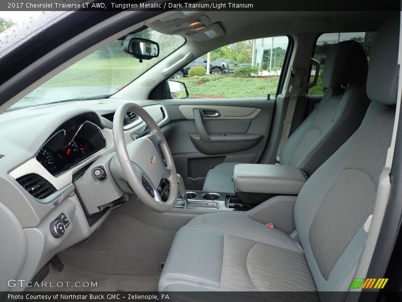Tungsten Metallic / Dark Titanium/Light Titanium 2017 Chevrolet Traverse LT AWD