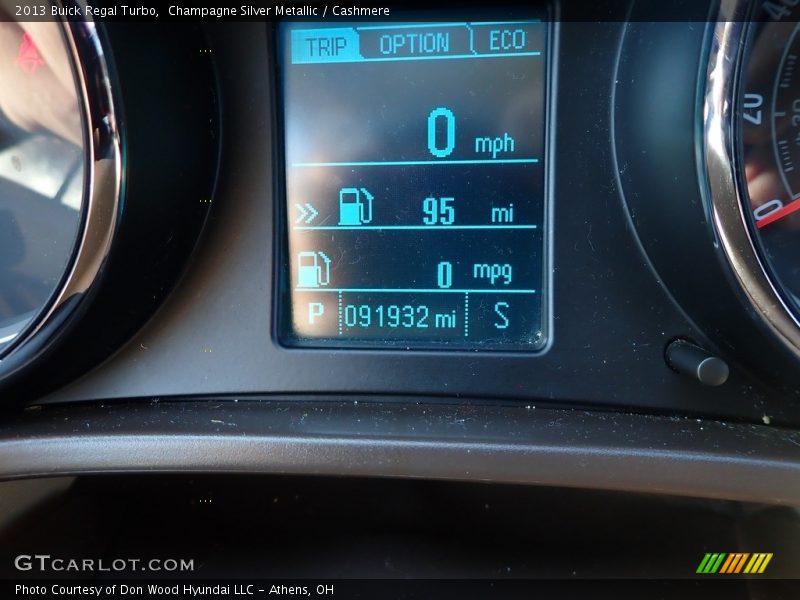Champagne Silver Metallic / Cashmere 2013 Buick Regal Turbo