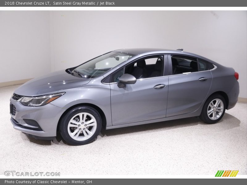 Satin Steel Gray Metallic / Jet Black 2018 Chevrolet Cruze LT