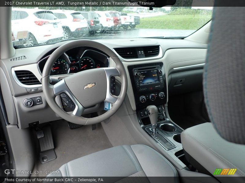 Tungsten Metallic / Dark Titanium/Light Titanium 2017 Chevrolet Traverse LT AWD