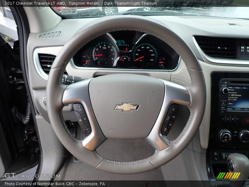Tungsten Metallic / Dark Titanium/Light Titanium 2017 Chevrolet Traverse LT AWD