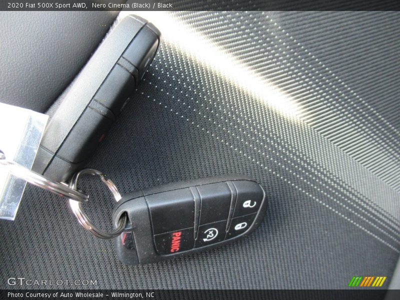 Nero Cinema (Black) / Black 2020 Fiat 500X Sport AWD
