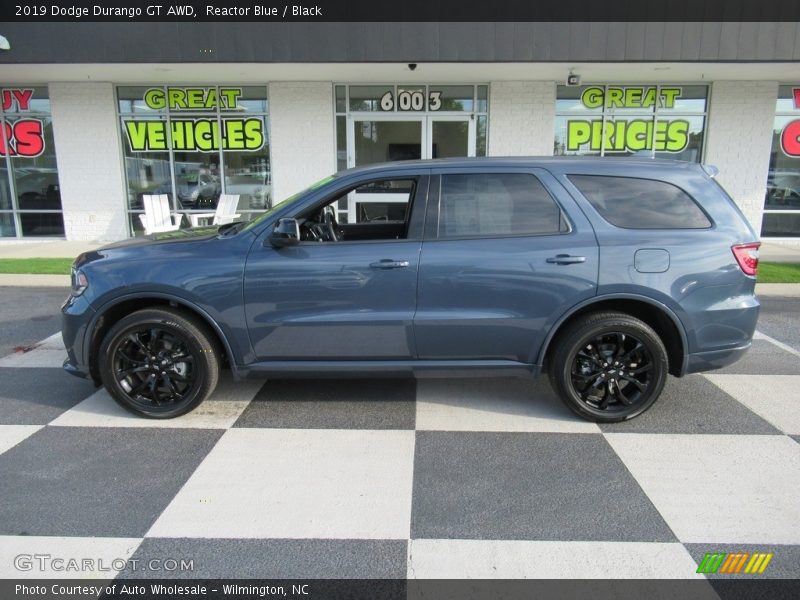 Reactor Blue / Black 2019 Dodge Durango GT AWD