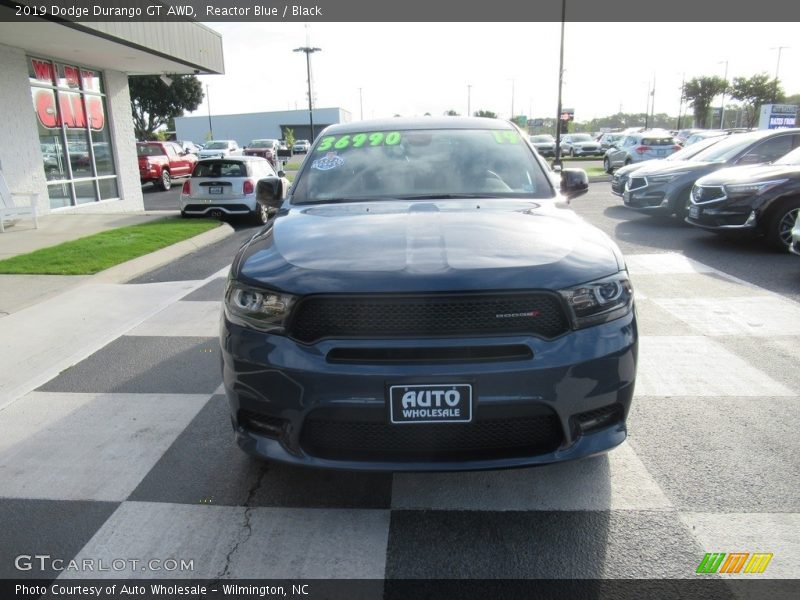 Reactor Blue / Black 2019 Dodge Durango GT AWD