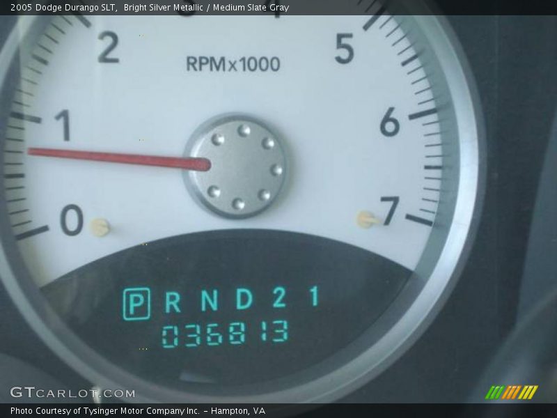Bright Silver Metallic / Medium Slate Gray 2005 Dodge Durango SLT
