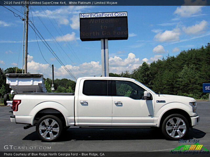 White Platinum / Limited Mojave 2016 Ford F150 Limited SuperCrew 4x4