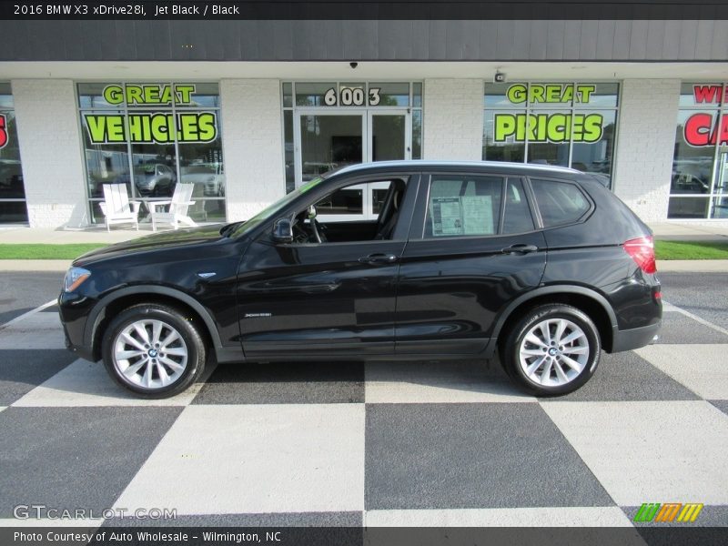 Jet Black / Black 2016 BMW X3 xDrive28i