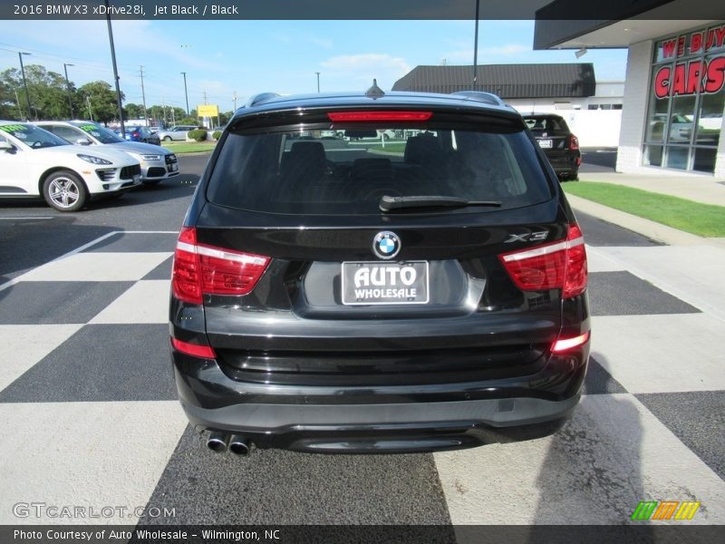 Jet Black / Black 2016 BMW X3 xDrive28i