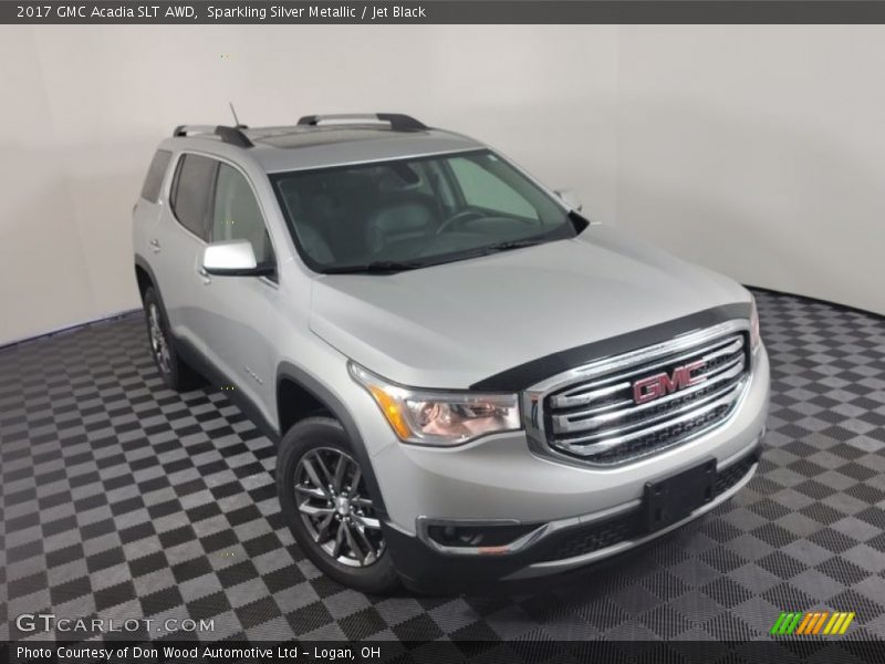 Sparkling Silver Metallic / Jet Black 2017 GMC Acadia SLT AWD