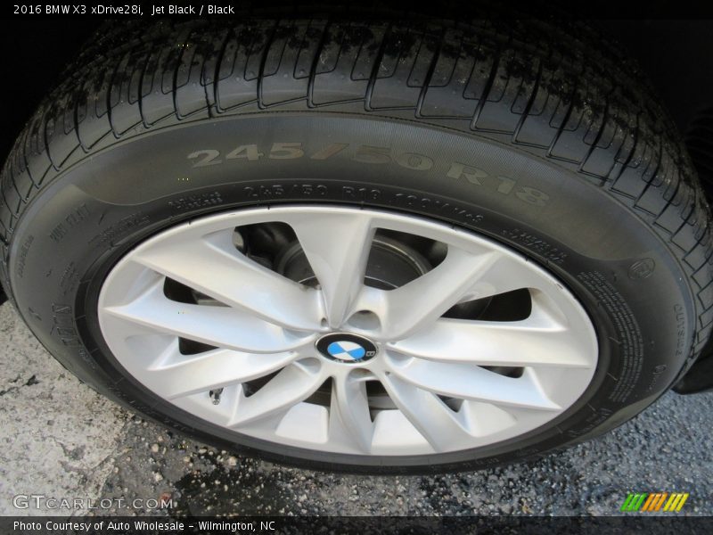Jet Black / Black 2016 BMW X3 xDrive28i