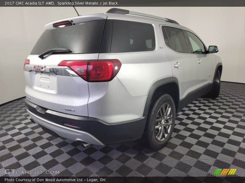 Sparkling Silver Metallic / Jet Black 2017 GMC Acadia SLT AWD