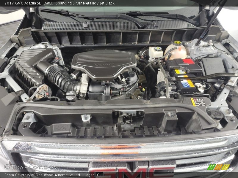 Sparkling Silver Metallic / Jet Black 2017 GMC Acadia SLT AWD