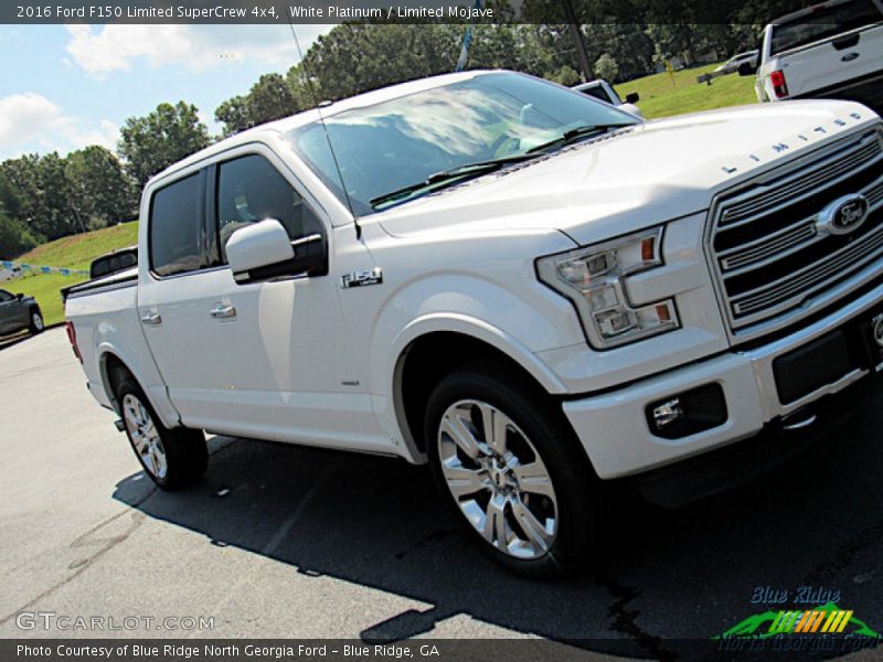 White Platinum / Limited Mojave 2016 Ford F150 Limited SuperCrew 4x4