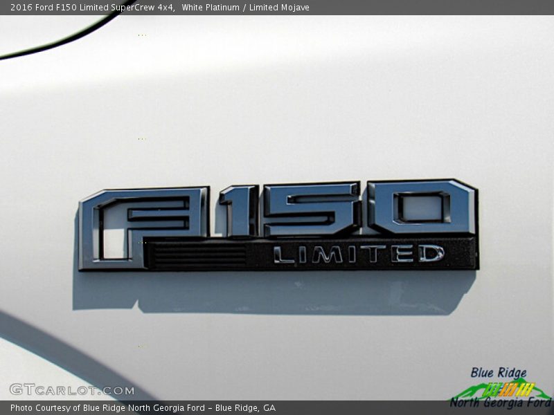 White Platinum / Limited Mojave 2016 Ford F150 Limited SuperCrew 4x4