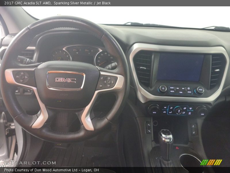 Sparkling Silver Metallic / Jet Black 2017 GMC Acadia SLT AWD