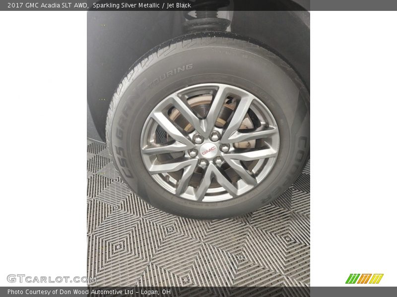 Sparkling Silver Metallic / Jet Black 2017 GMC Acadia SLT AWD