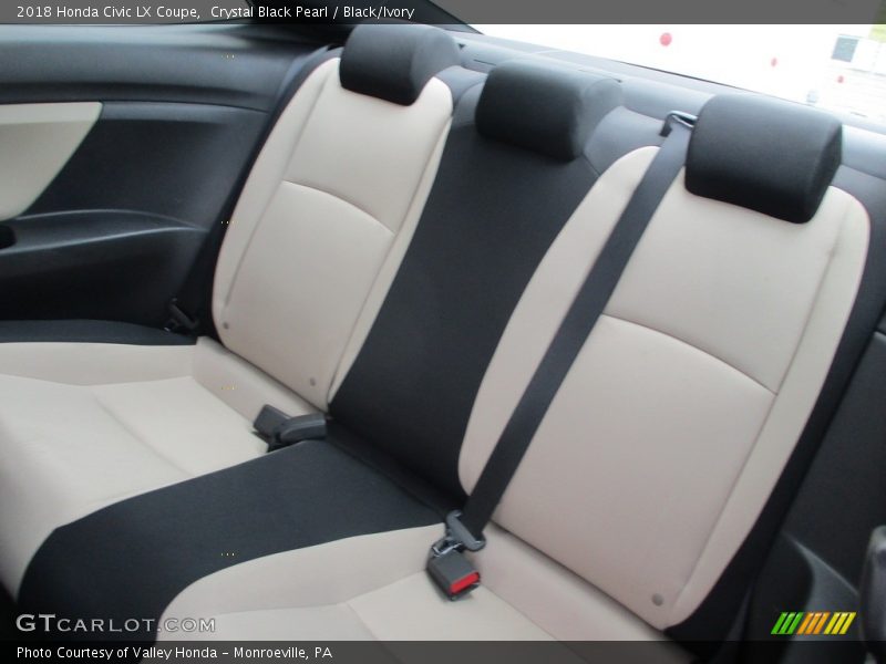 Rear Seat of 2018 Civic LX Coupe
