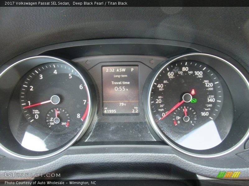 Deep Black Pearl / Titan Black 2017 Volkswagen Passat SEL Sedan