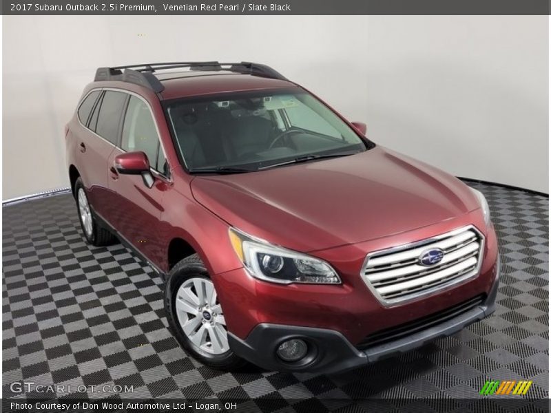 Venetian Red Pearl / Slate Black 2017 Subaru Outback 2.5i Premium