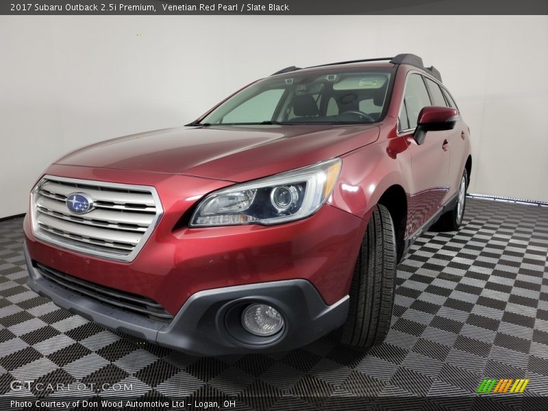 Venetian Red Pearl / Slate Black 2017 Subaru Outback 2.5i Premium