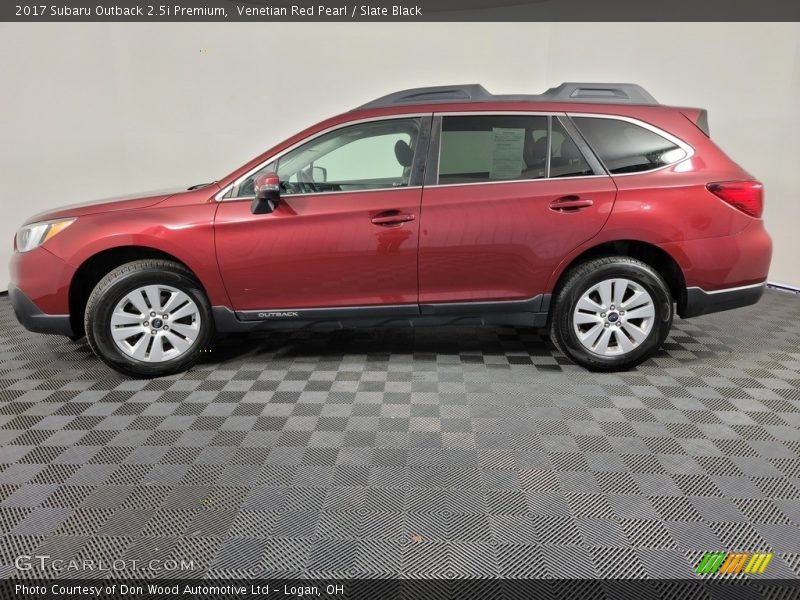 Venetian Red Pearl / Slate Black 2017 Subaru Outback 2.5i Premium