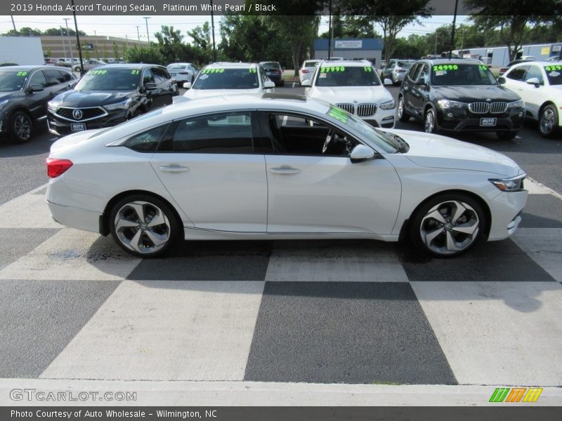 Platinum White Pearl / Black 2019 Honda Accord Touring Sedan