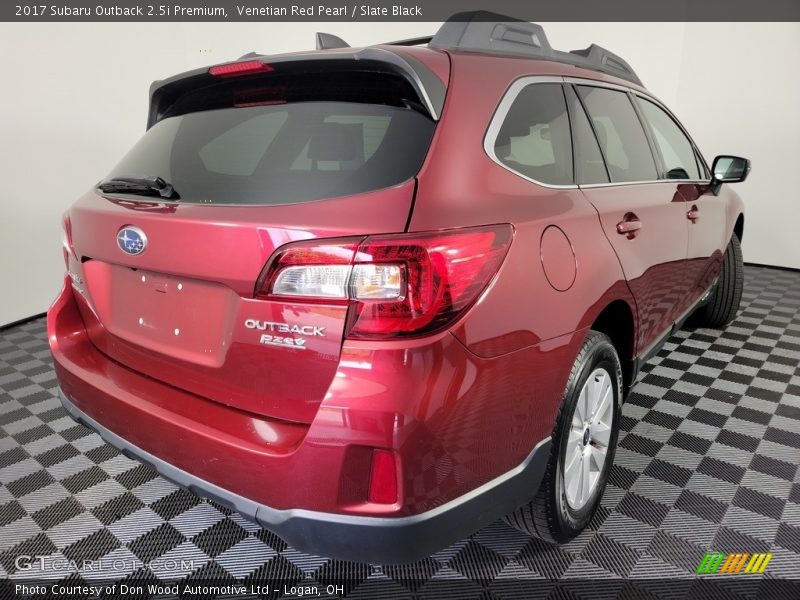 Venetian Red Pearl / Slate Black 2017 Subaru Outback 2.5i Premium
