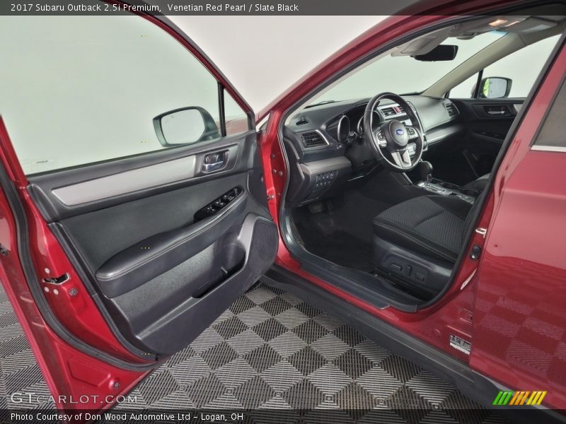 Venetian Red Pearl / Slate Black 2017 Subaru Outback 2.5i Premium