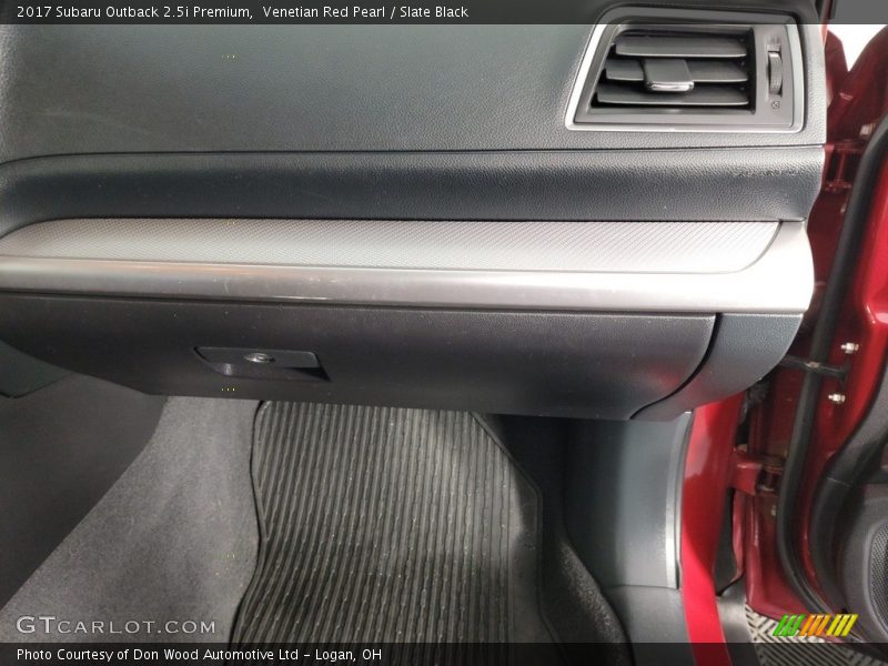 Venetian Red Pearl / Slate Black 2017 Subaru Outback 2.5i Premium