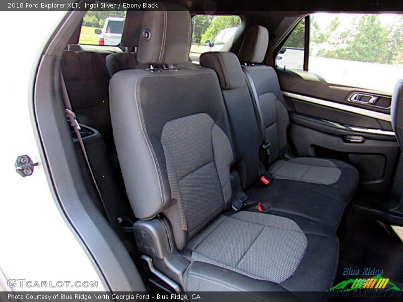 Ingot Silver / Ebony Black 2018 Ford Explorer XLT