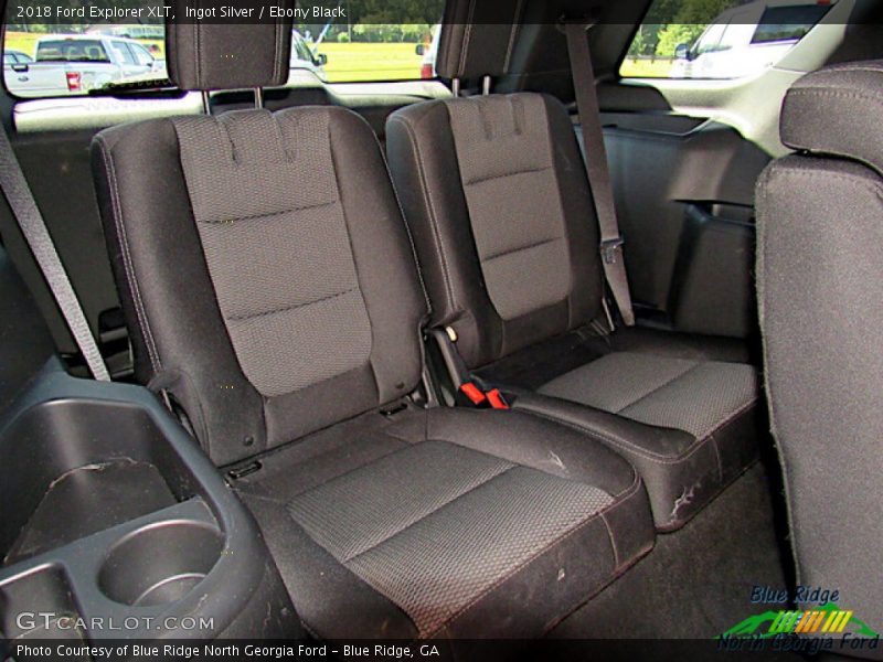 Ingot Silver / Ebony Black 2018 Ford Explorer XLT