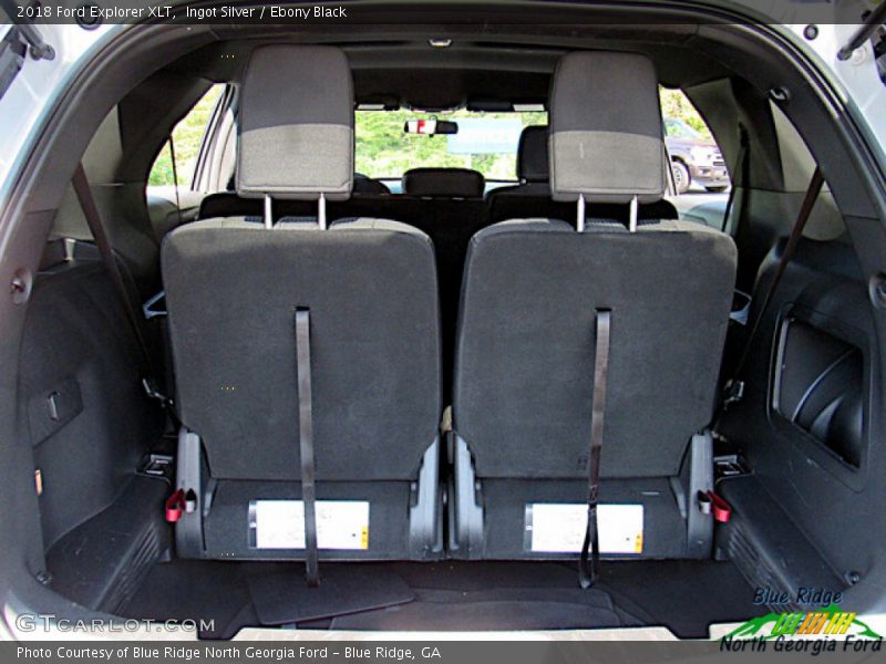 Ingot Silver / Ebony Black 2018 Ford Explorer XLT