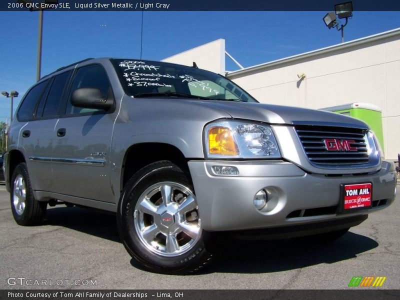 Liquid Silver Metallic / Light Gray 2006 GMC Envoy SLE