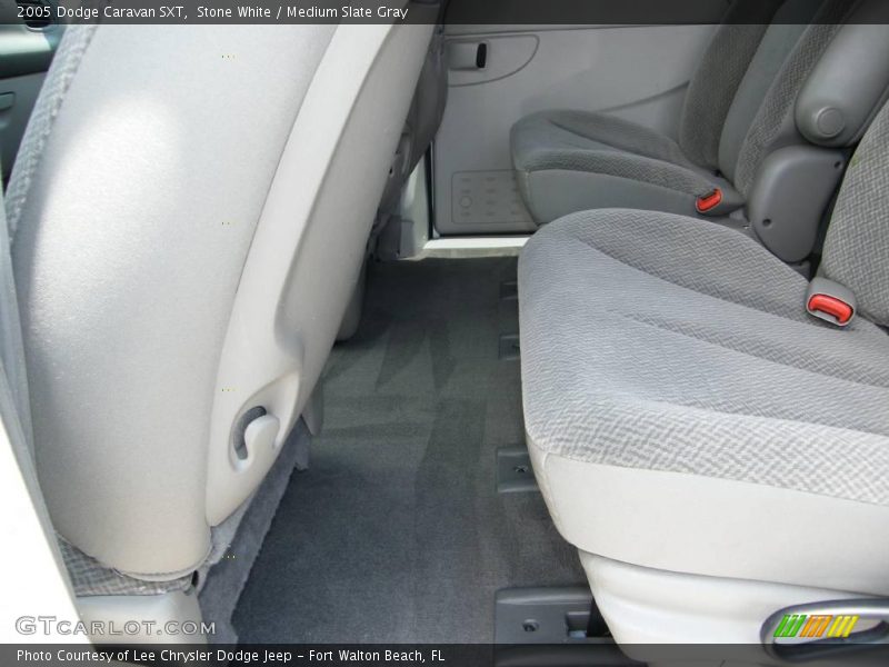 Stone White / Medium Slate Gray 2005 Dodge Caravan SXT