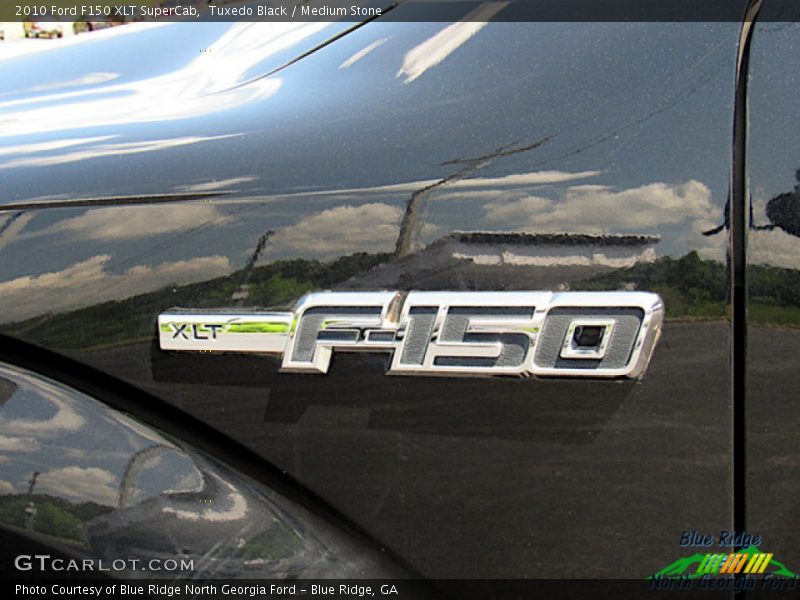Tuxedo Black / Medium Stone 2010 Ford F150 XLT SuperCab