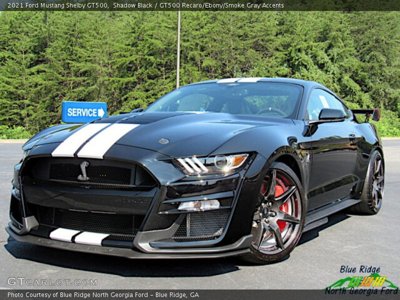 Shadow Black / GT500 Recaro/Ebony/Smoke Gray Accents 2021 Ford Mustang Shelby GT500