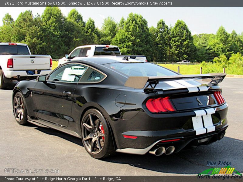 Shadow Black / GT500 Recaro/Ebony/Smoke Gray Accents 2021 Ford Mustang Shelby GT500