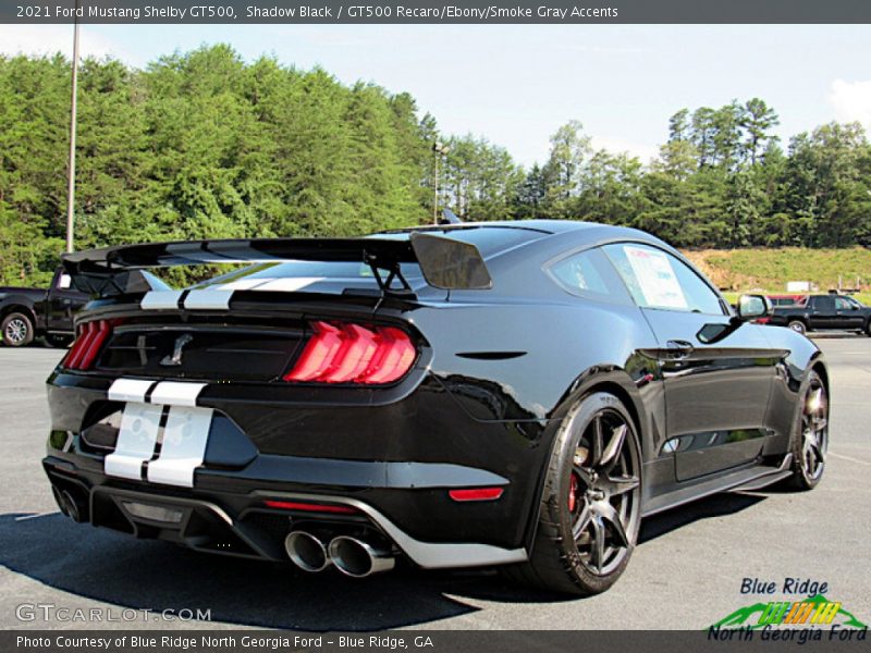 Shadow Black / GT500 Recaro/Ebony/Smoke Gray Accents 2021 Ford Mustang Shelby GT500
