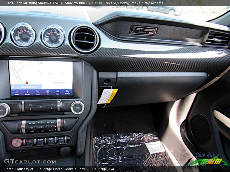 Shadow Black / GT500 Recaro/Ebony/Smoke Gray Accents 2021 Ford Mustang Shelby GT500