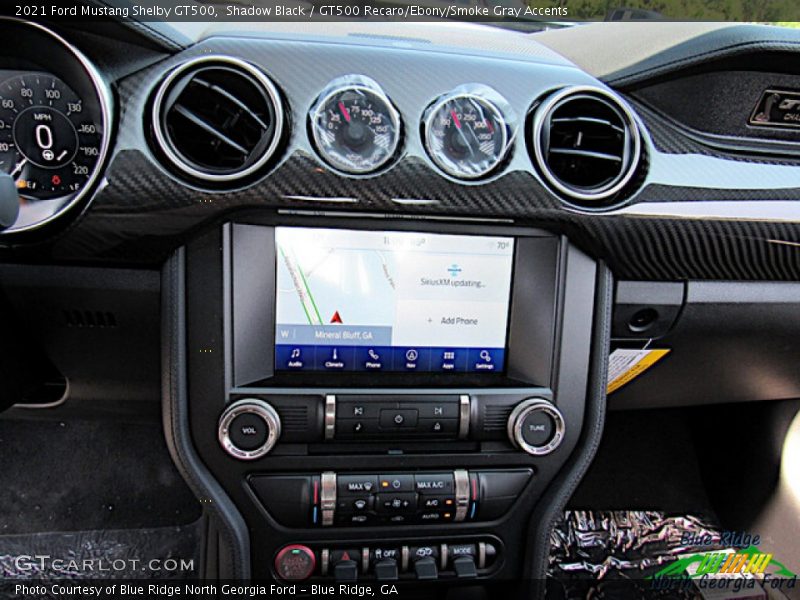 Shadow Black / GT500 Recaro/Ebony/Smoke Gray Accents 2021 Ford Mustang Shelby GT500
