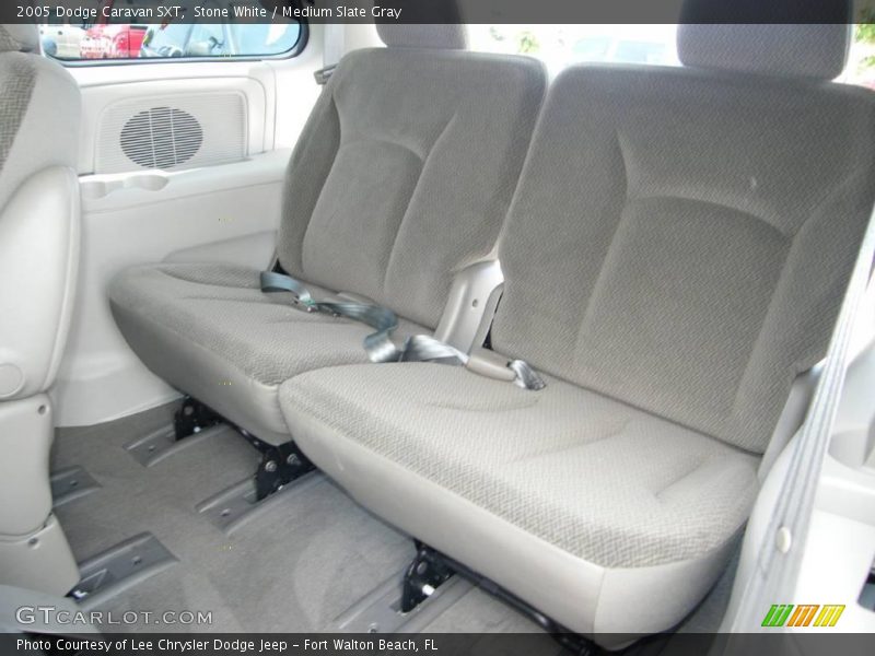 Stone White / Medium Slate Gray 2005 Dodge Caravan SXT