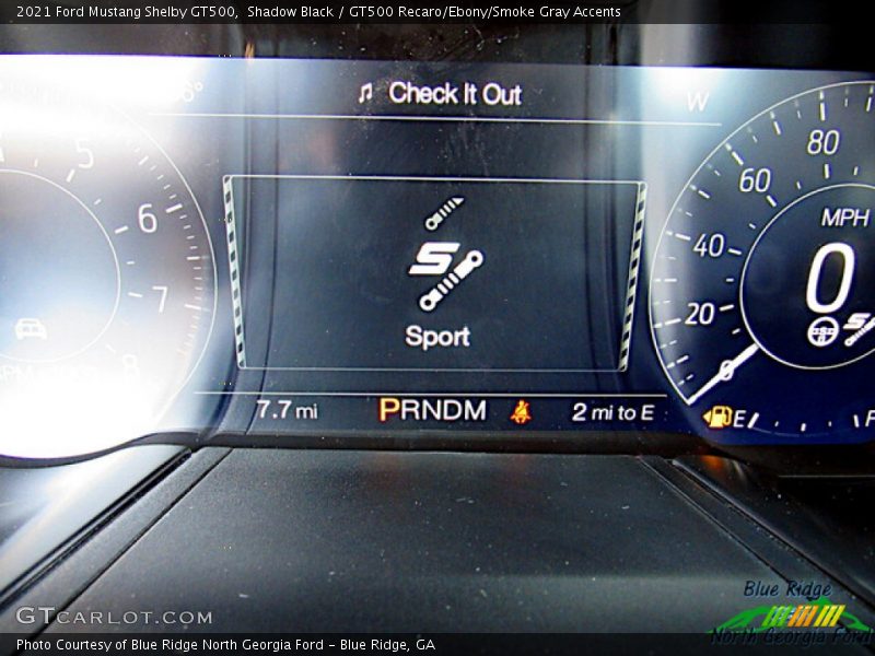 Shadow Black / GT500 Recaro/Ebony/Smoke Gray Accents 2021 Ford Mustang Shelby GT500