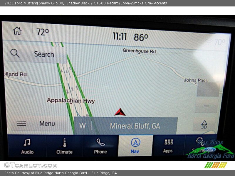 Shadow Black / GT500 Recaro/Ebony/Smoke Gray Accents 2021 Ford Mustang Shelby GT500