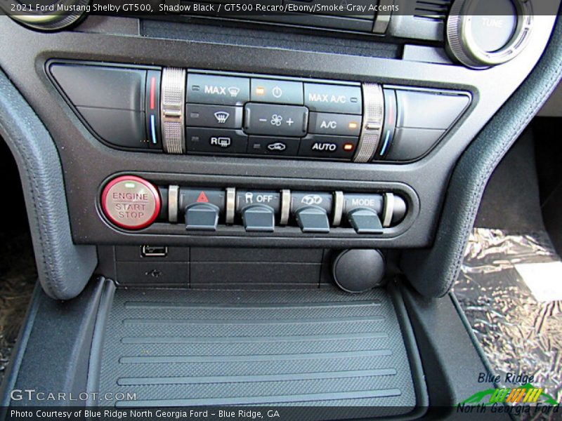 Shadow Black / GT500 Recaro/Ebony/Smoke Gray Accents 2021 Ford Mustang Shelby GT500