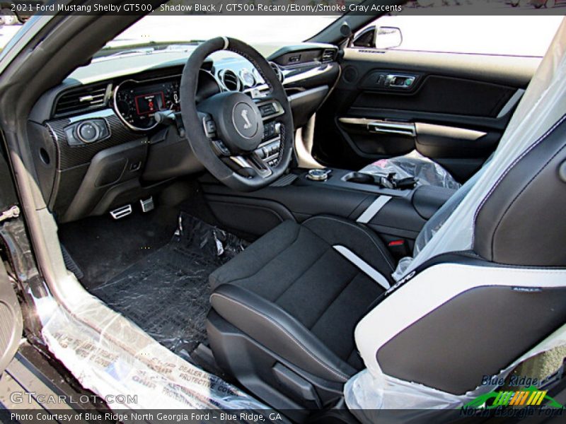 Shadow Black / GT500 Recaro/Ebony/Smoke Gray Accents 2021 Ford Mustang Shelby GT500