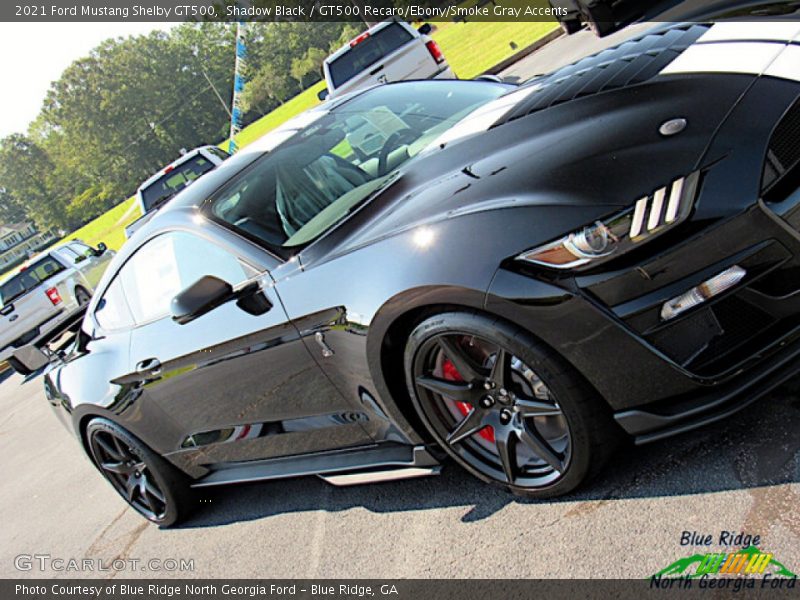 Shadow Black / GT500 Recaro/Ebony/Smoke Gray Accents 2021 Ford Mustang Shelby GT500