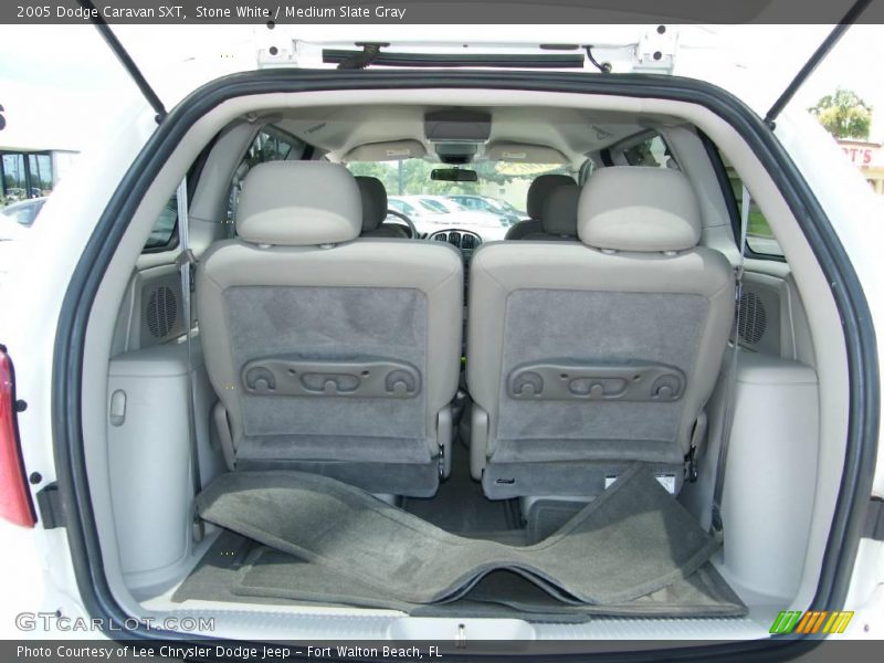 Stone White / Medium Slate Gray 2005 Dodge Caravan SXT