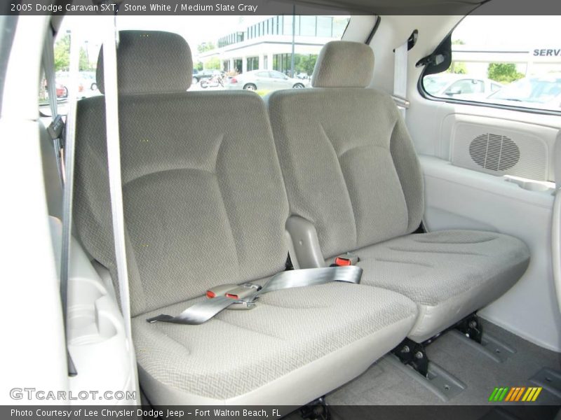 Stone White / Medium Slate Gray 2005 Dodge Caravan SXT